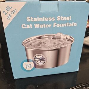 Stainless Steel Cat Water Fountain
